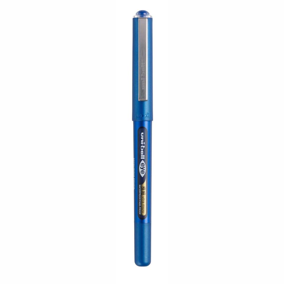 Uni-ball UB150Eye Liquid Ink Rollerball Pen Extra Fine 0.38mm Blue Each