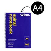 Winc No. 336 Spiral Notebook A4 240 Pages