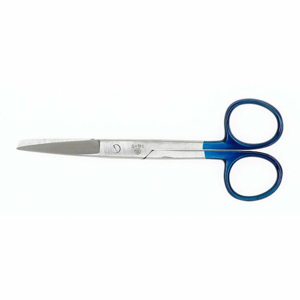 Uneedit Sharp/Blunt Sterile Disposable Scissors 12.5cm Each