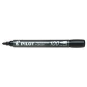 Pilot SCA-100 Permanent Marker Bullet - Black - Box 12