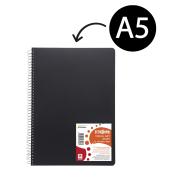 Teter Mek A5 Visual Art Diary Spiral 110gsm Black Cover 120 Pages