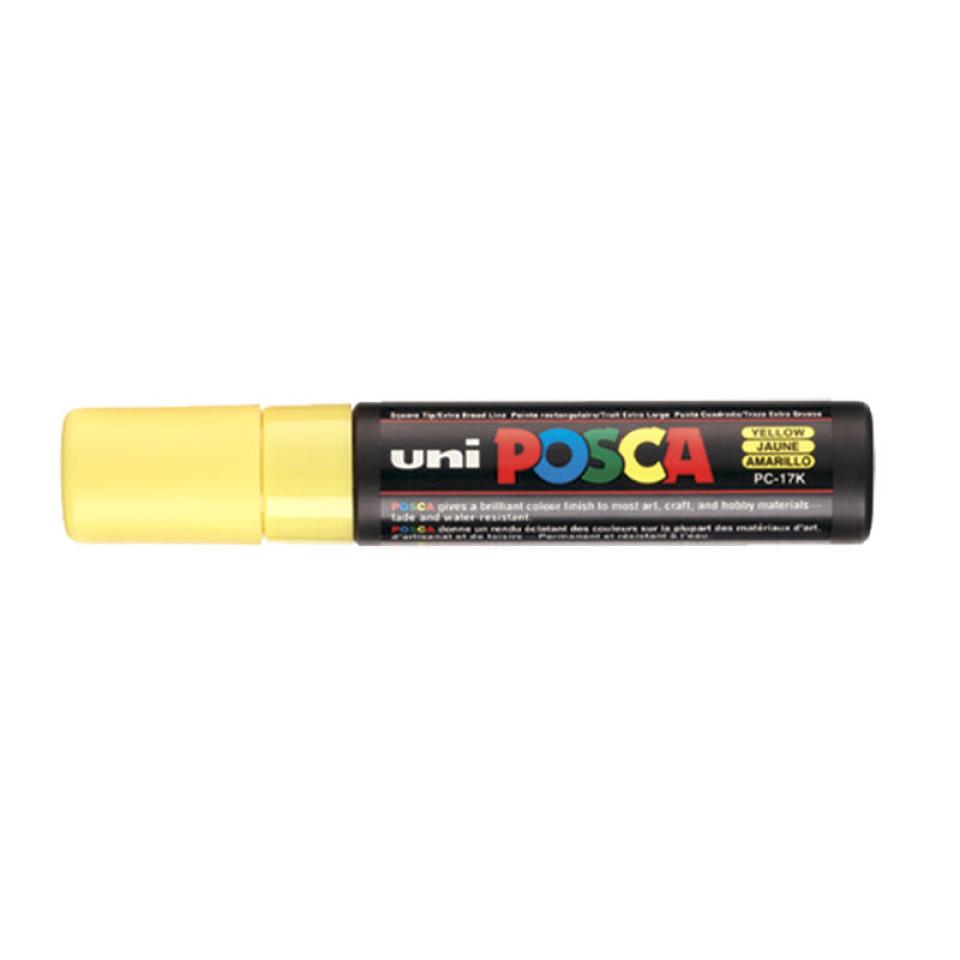 Uniball Posca Poster Marker 15mm Chisel Tip Yellow Winc