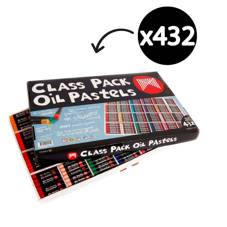 Micador Oil Pastels Class Pack Set 432