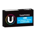 Thumbnail image of U By Kotex Regular Tampon Pack 2 Case 220