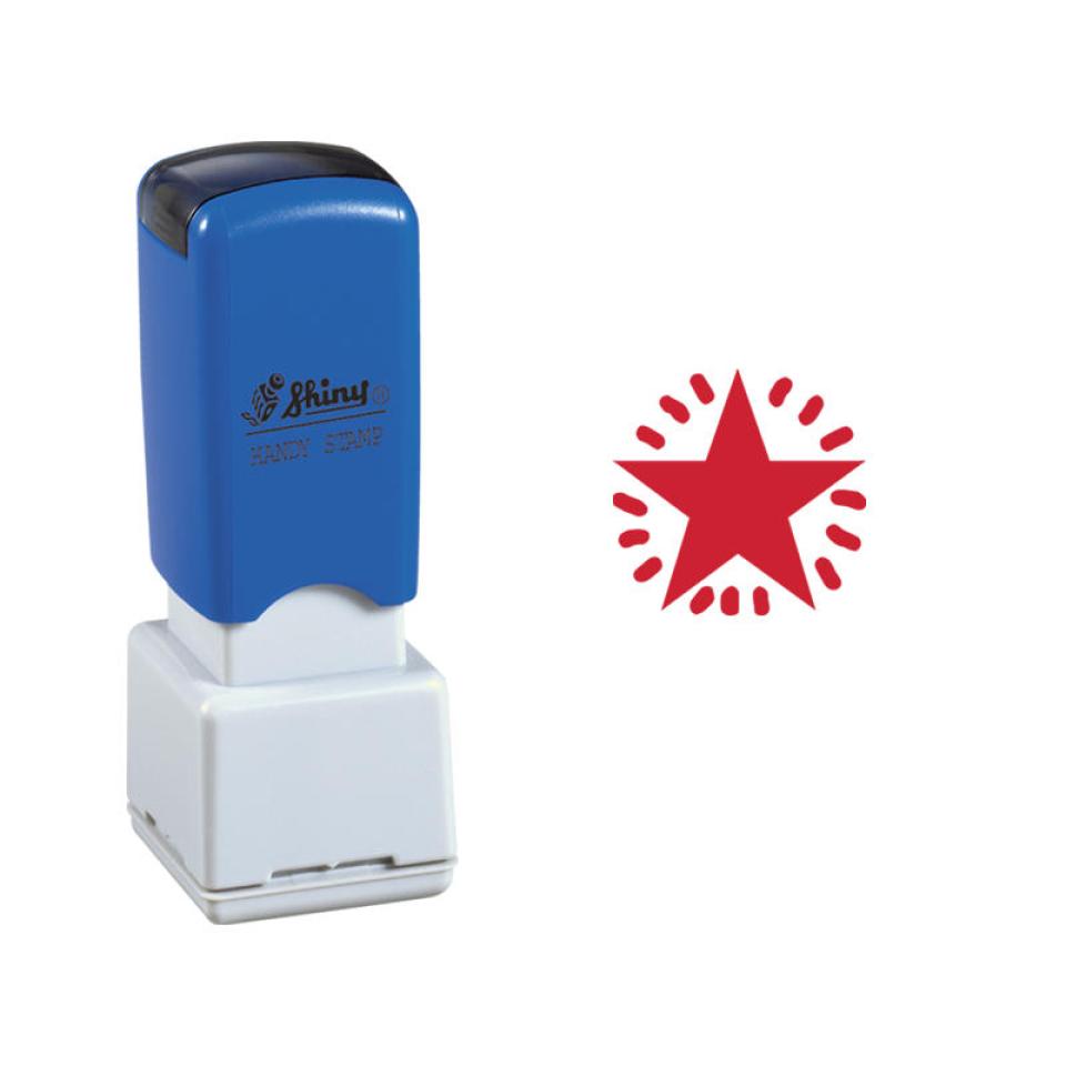Staedtler Shiny Merit Stamp Twinkle Star Red Winc