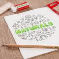 Thumbnail image of Naturals Graphite Pencils 2B with Eraser Tip - Pack of 6