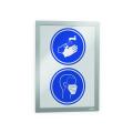 Thumbnail image of Duraframe A4 Sign Holder Adhesive Back Sliver Pack 2