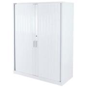 Steelco Tambour Cabinet 5 Adjustable Shelves Lockable 2000h x 1200w x 463dmm