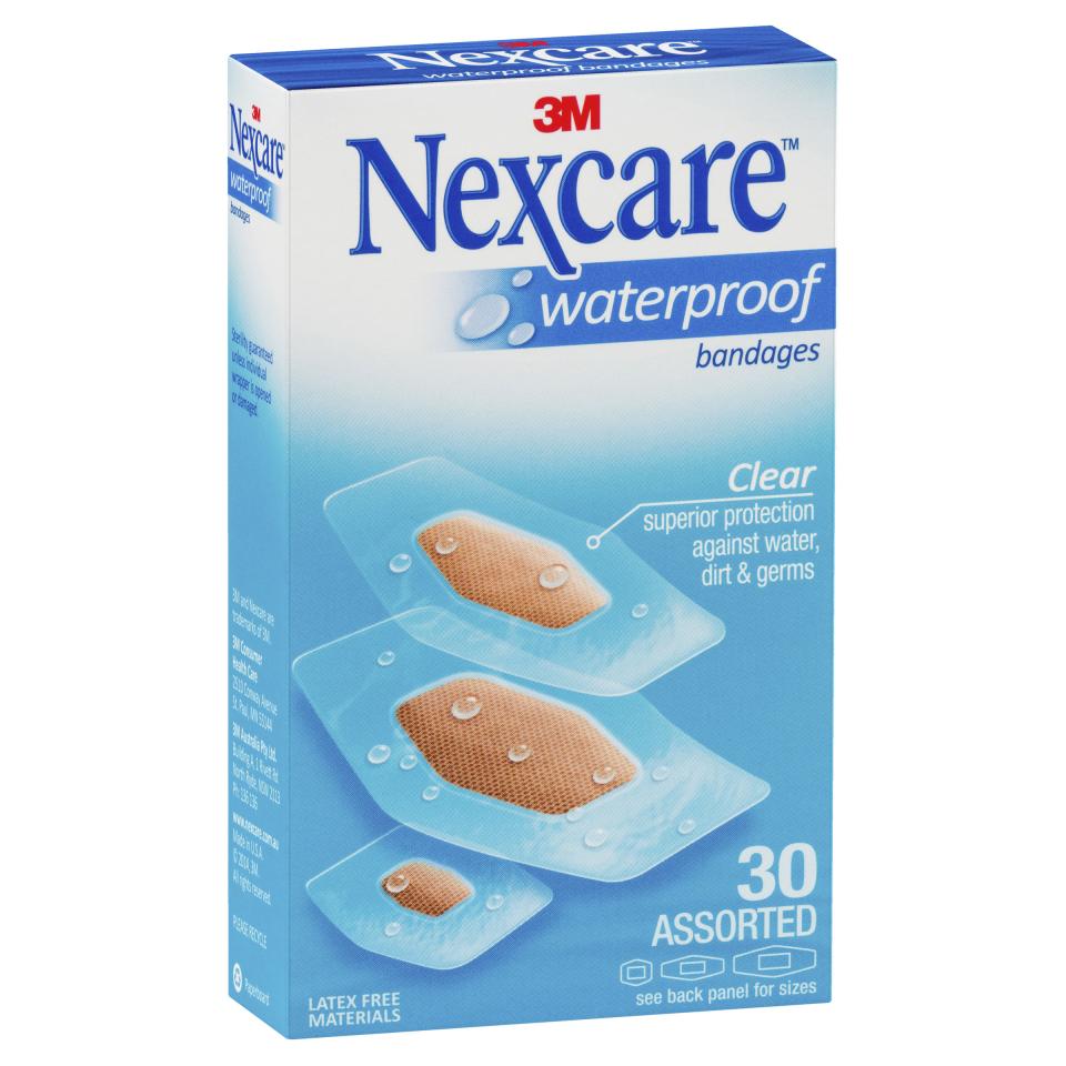 Nexcare Waterproof Assorted 30 Strips