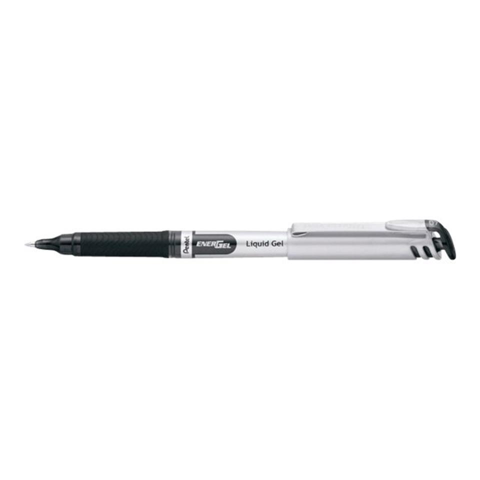 Pentel BL17 EnerGel Gel Pen Fine 0.7mm Black Each