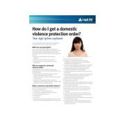 How Do I Get A Domestic Violence Protection Order Factsheet