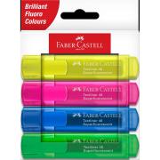 Faber-Castell Textliner Ice Highlighter Assorted Wallet 4