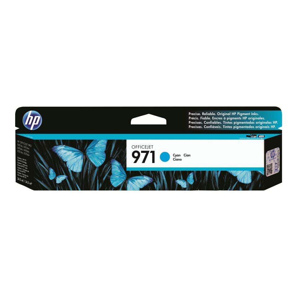HP 971 Cyan Ink Cartridge - CN622AA