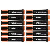 Winc Highlighter Recycled Chisel Tip 1.0-4.5mm Orange Box 12