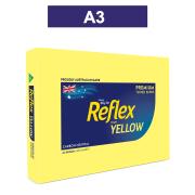 Reflex Coloured Copy Paper A3 80gsm Yellow Ream 500
