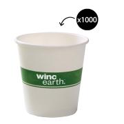 Winc Earth Paper Hot Cup 8Oz/285ml White Carton 1000