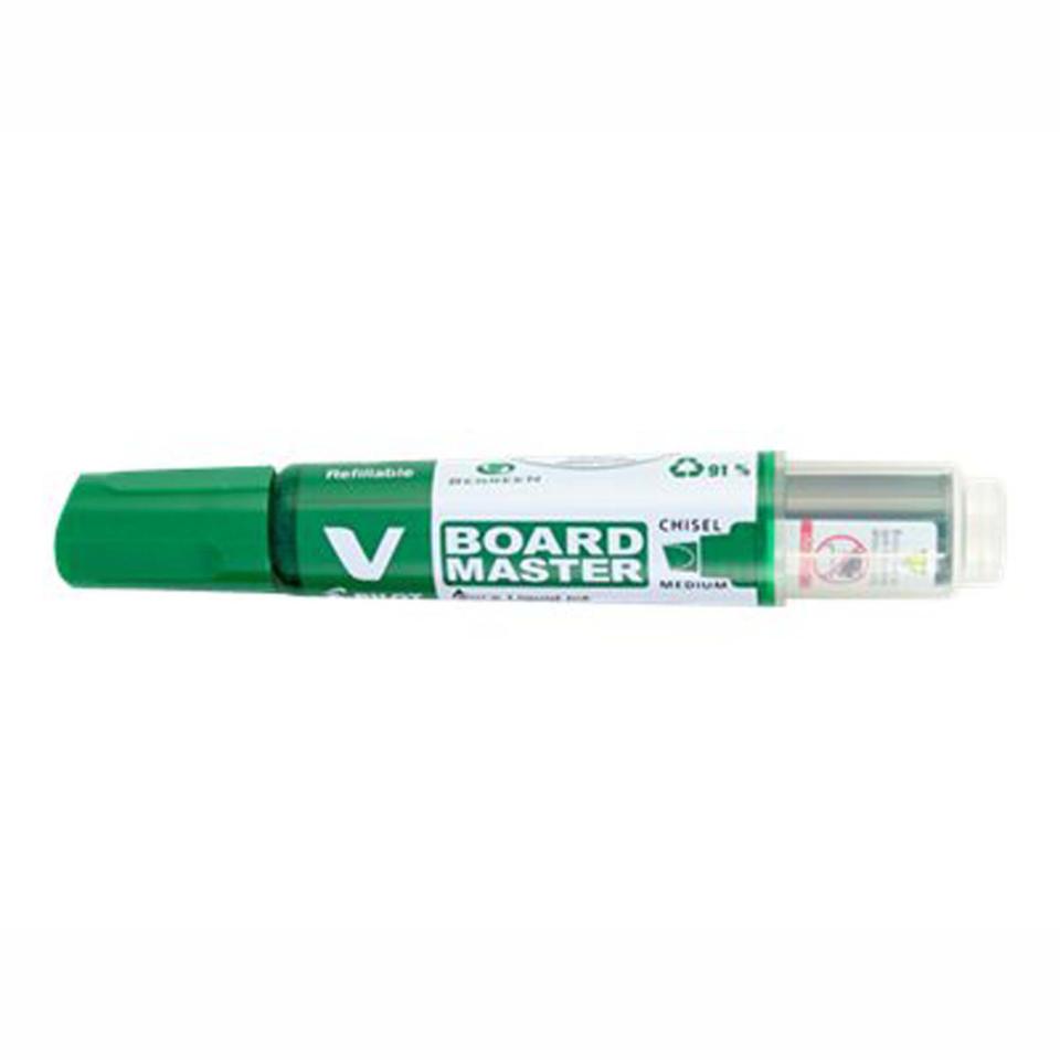 Pilot V Board Master BeGreen 91percent Recycled Dry Erase Markers Chisel  Point Assorted Pack Of 5 - Office Depot