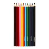Teter Mek Round Coloured Pencils Pack 12