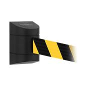 Brady 852003 Wall Mount Barrier Unit Black/yellow Stripe 7.7m