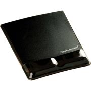 Fellowes Black Gel Wrist Support & Mouse Pad