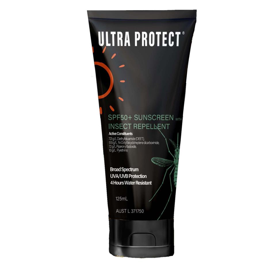 Ultra Protect Sunscreen with Insect Repellent SPF50+ Tube 125ml