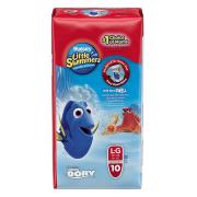 Huggies Little Swimmers Nappy Pants Large 14kg Up Pack 10 Carton 3