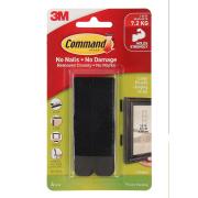 Command Large Picture Hanging Strips Black 4Pk