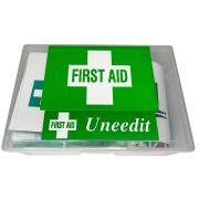Uneedit First Aid Kit Medium Plastic Case For Vehicles V+