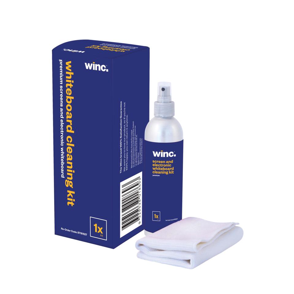 Winc Whiteboard Premium Screens And Electronic Cleaning Kit