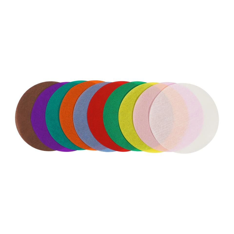 Arbee Craft Tissue Circles  Multicolour 10cm 4600pc Image