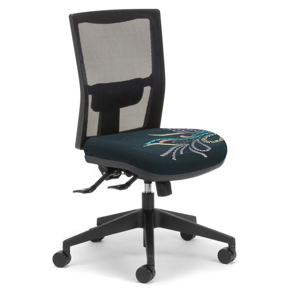 Tjindgarmi Team Air 3 Lever Chair No Arms  Full Colour