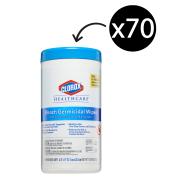 Clorox Healthcare 35309 Bleach Germicidal Wipes Canister 70 