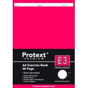 Protext Premium A4 Exercise Book Ruled 8mm 96 Pages E3