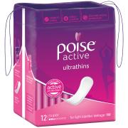 Poise 91857 Super Ultrathin Pack 12 Carton Of 4