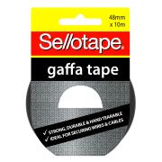 Sellotape Gaffa Tape 48mmx10m Black