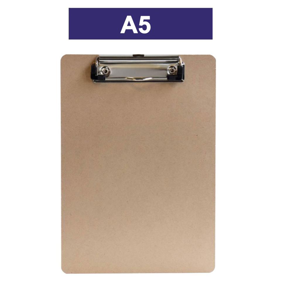 Winc Masonite Hardboard Clipboard Metal Flat Clip A5 Winc