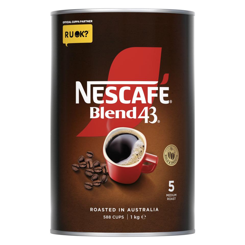 Nescafe Blend 43 Instant Coffee Tin 1kg Image