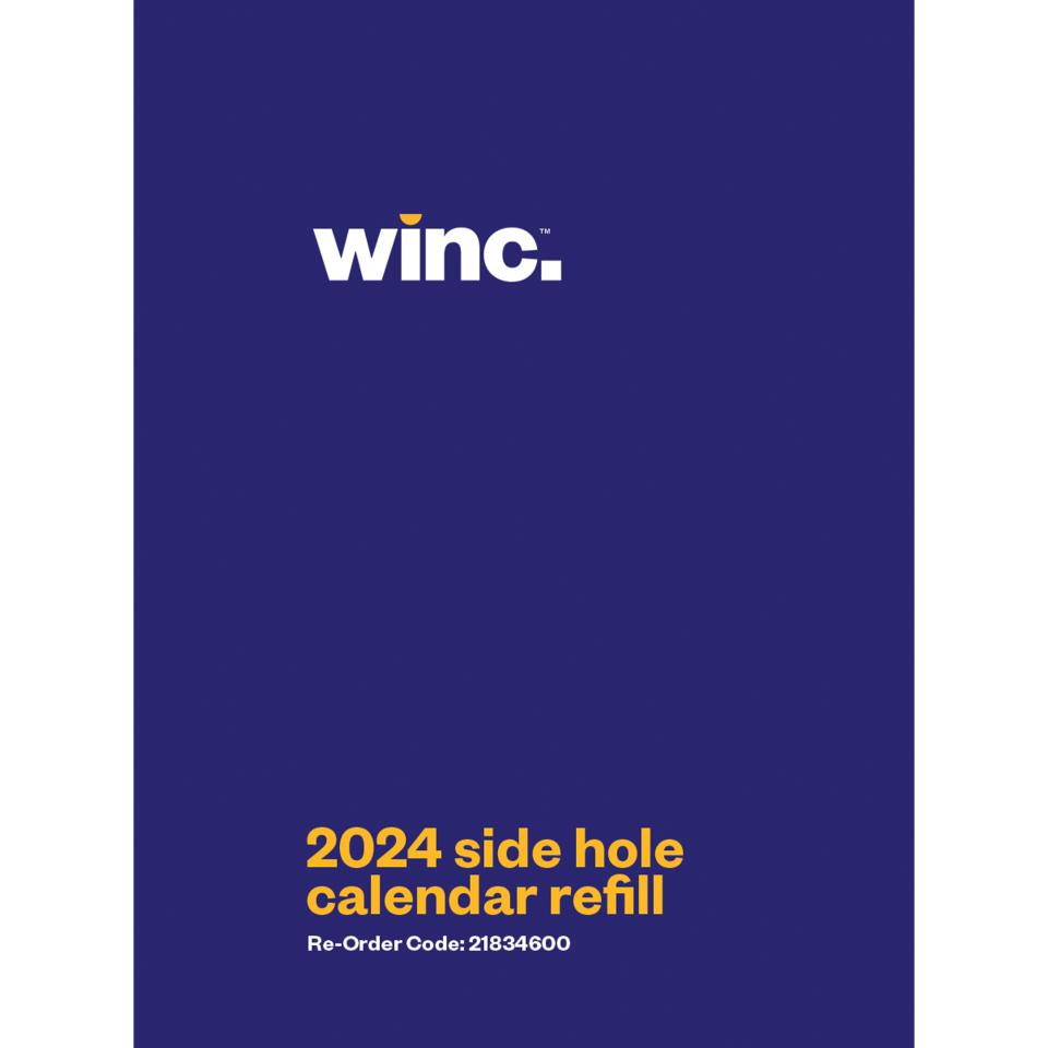 Winc 2024 Calendar Side Hole Refill 102 x 76mm
