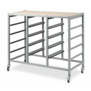 Creative Kids 15 Bay Tote Tray Mobile Storage Trolley Frame