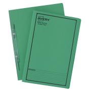 Avery Spiral Spring Action File Green with Black Print Foolscap 355 x 241mm