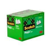 Scotch Magic 810-4 Tape Refill Rolls 19mm x 25m Pack 4