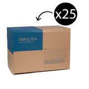 Marbig Professional Shipping Box Regular White 480 X 400 X 300mm Pack 25