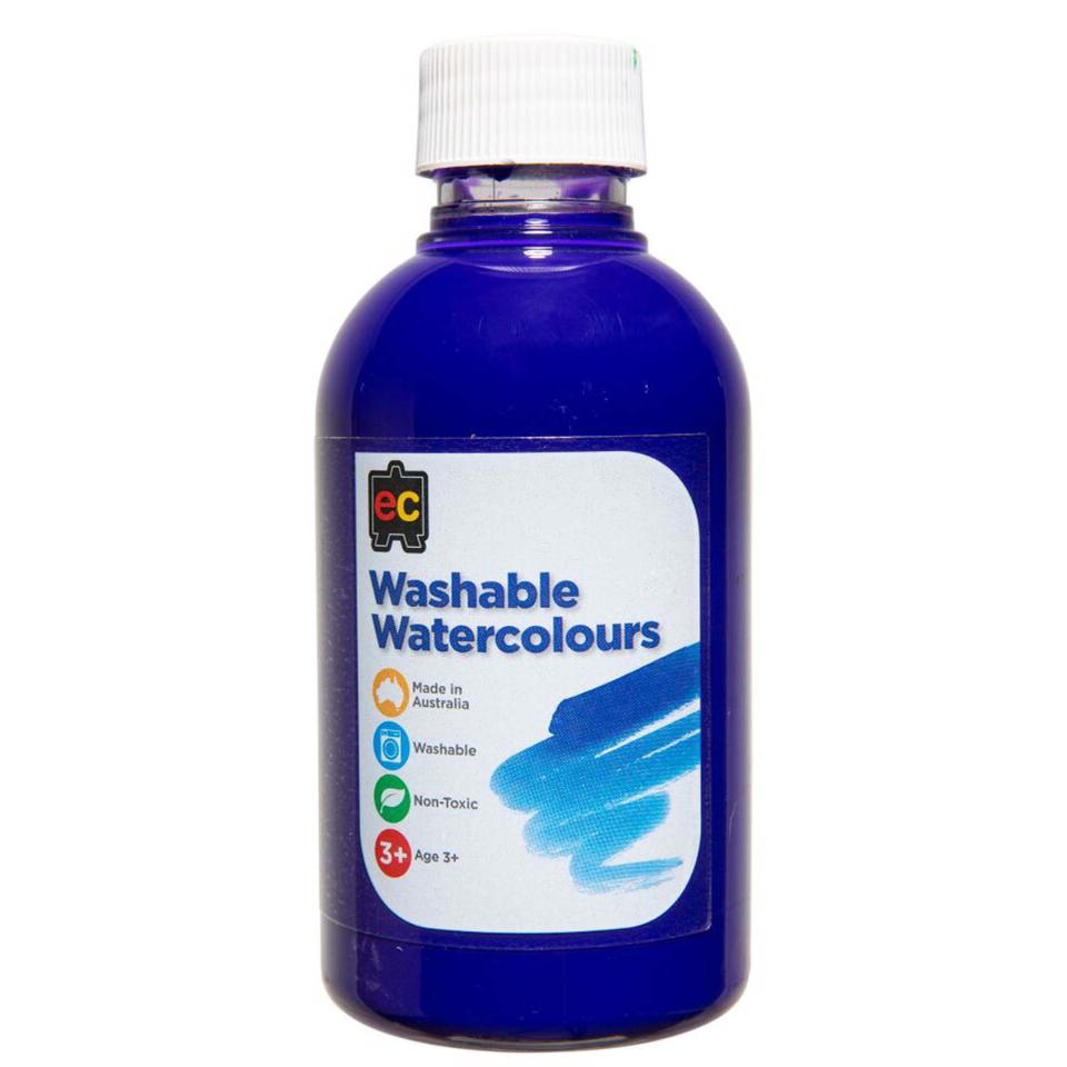 Educational Colours Washable Watercolour 250ml Purple Image
