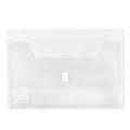 Thumbnail image of Winc Document Wallet Polypropylene Hook Loop Foolscap Translucent Clear