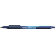 BIC Softfeel Retractable Ballpoint Pen Medium 1.0mm Blue Box 12