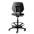 Thumbnail image of Chair Solutions LAB400 Drafter In Black Poly Shell