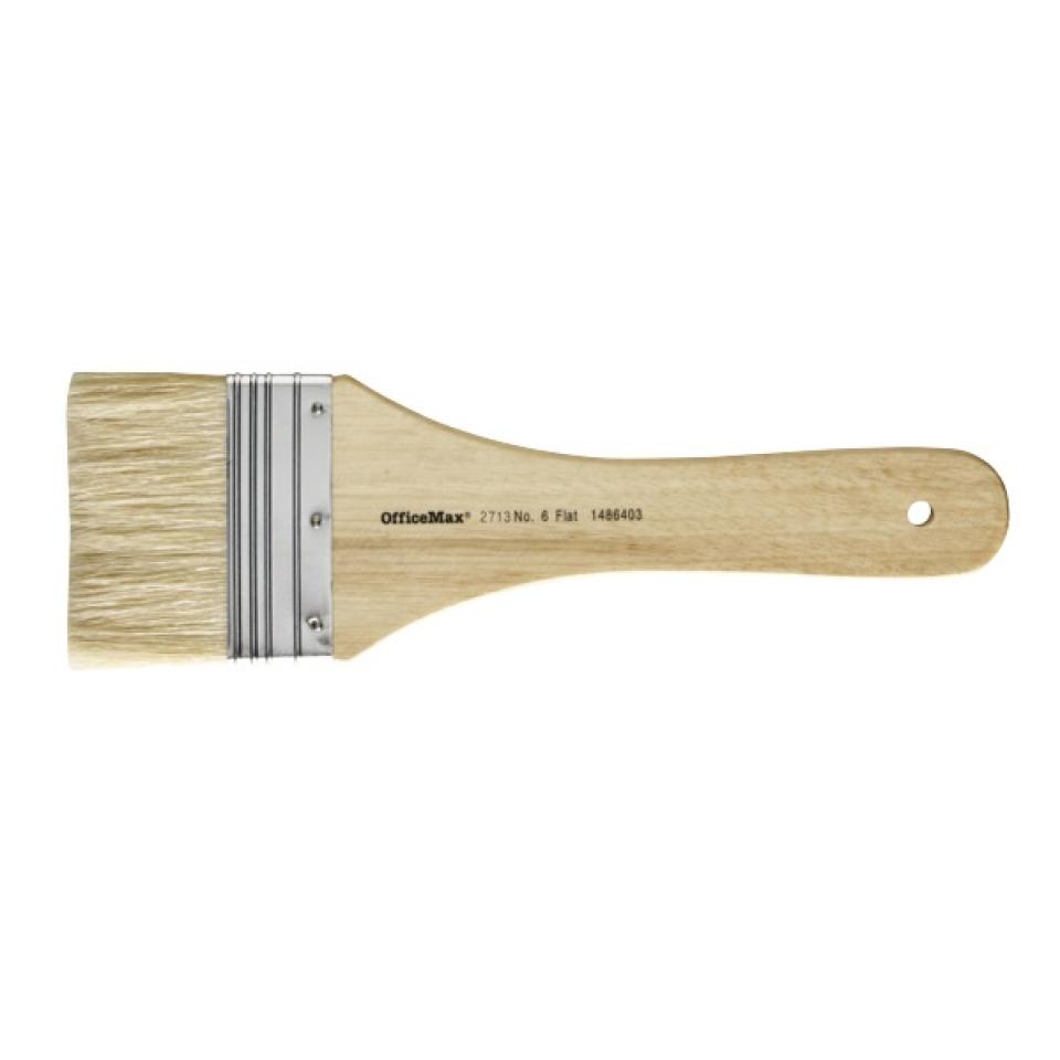 Winc 2713 Flat Paint Brush No.6 Hog Hair Winc