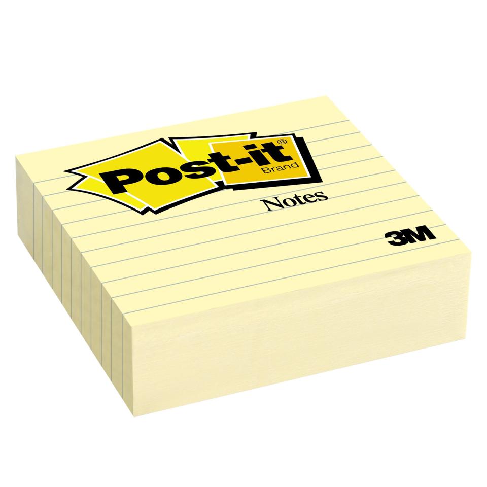 Post-it Notes 101 x 101mm Canary Yellow 300 Sheets Each
