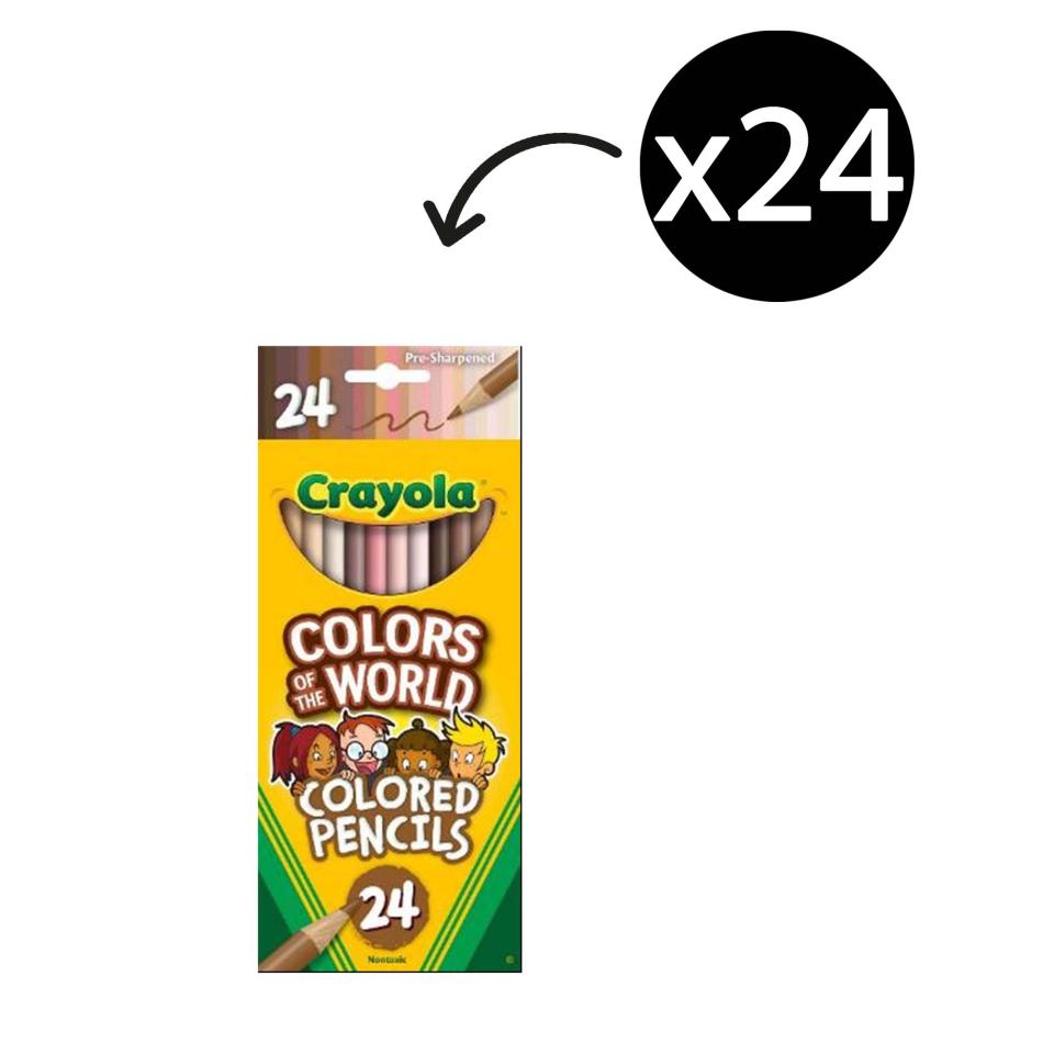 Crayola Colors Of The World Pencils Pack 24 Winc