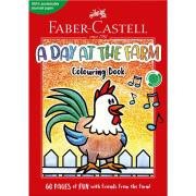 Faber-Castell A Day At The Farm 60 Page A4 Colouring Book